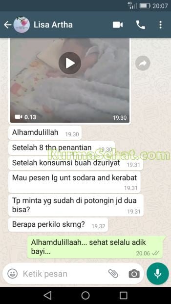 testimoni buah zuriat madinah