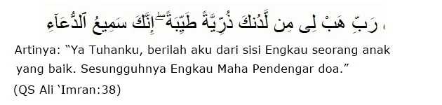 Doa Nabi zakariyah as memohon keturunan Doa Nabi zakariyah as memohon keturunan