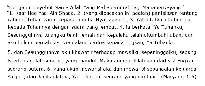 contoh doa memohon keturunan contoh doa memohon keturunan